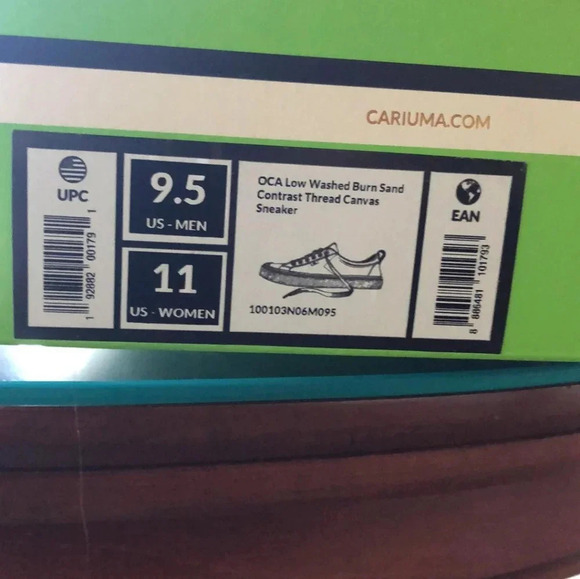 *CARIUMA, Canvas sneakers, Size 9.5, Tan sand - Picture 13 of 13